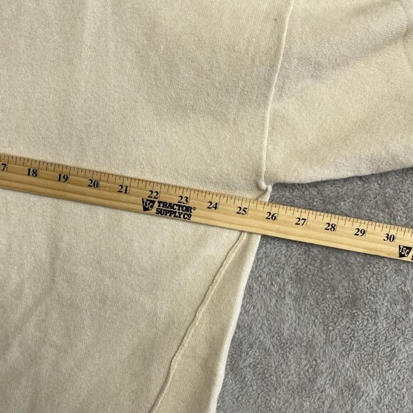 NWOT Lucky Brand Women's XL Cream V-Neck Sweater Relaxed Fit Soft Knit - Picture 5 of 10